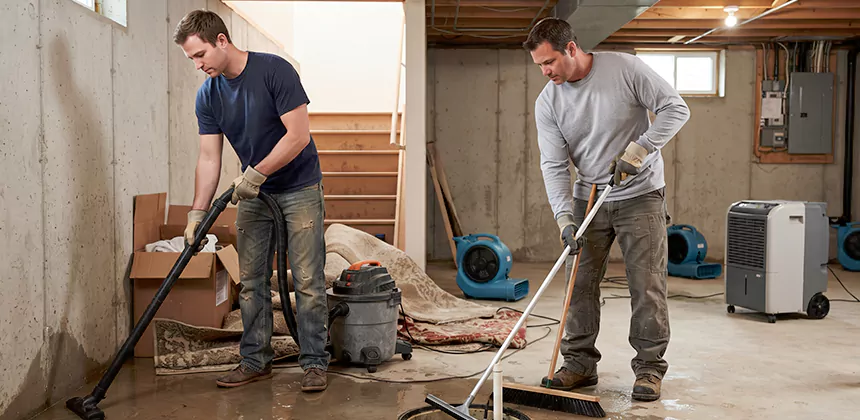 Basement Flood Water Removal in Coppell